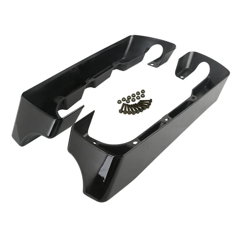 Extension noire en ABS pour sacoches rigides de Harley Touring - vue 8
