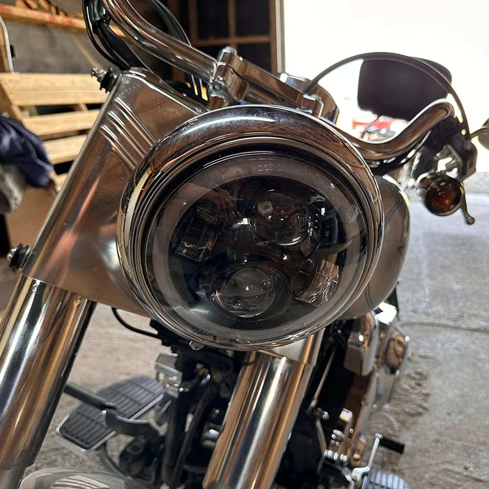 Phare LED 7 pouces pour Harley Softail - vue 4