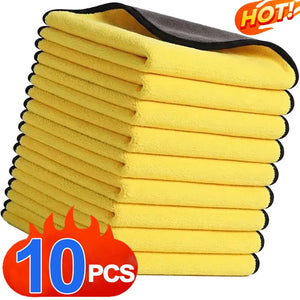Serviette Microfibre Haute Absorption pour Lavage Auto/Moto - Vitres et Rétroviseurs – photo 1/12