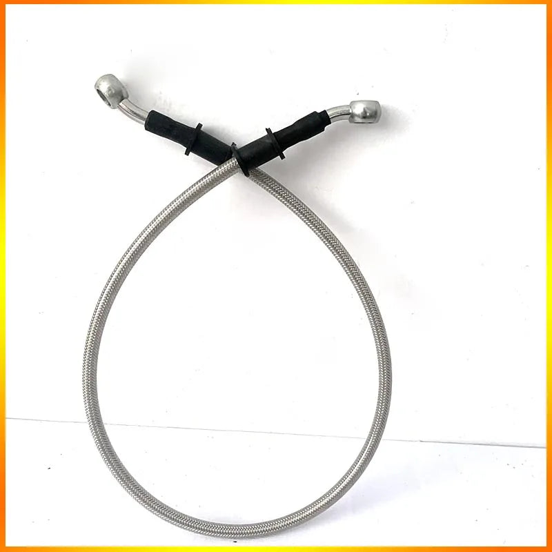 Durite de frein hydraulique universelle 40 à 150 cm, câble acier, raccords banjo 28°, pour moto