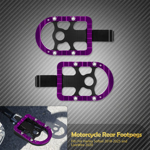 Repose-pieds passager - Harley Softail 2018-2025, Breakout, Fat Boy, Low Rider, Standard FXFB, FLDE, FLHC – photo 7/12