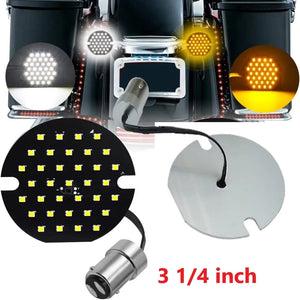 Clignotant LED plat rond 3 1/4 pouces pour Harley-Davidson - vue 7