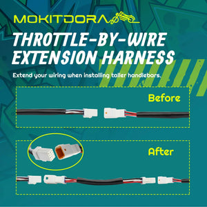 Faisceau de Rallonge pour Accélérateur Électronique (Ride-by-Wire), 4 à 18 pouces - Harley-Davidson Softail et Touring 2016 et plus récent – photo 3/13