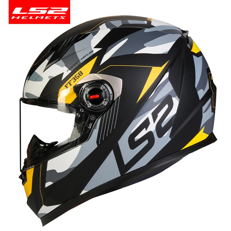 Casque intégral LS2 FF358 noir - vue 12