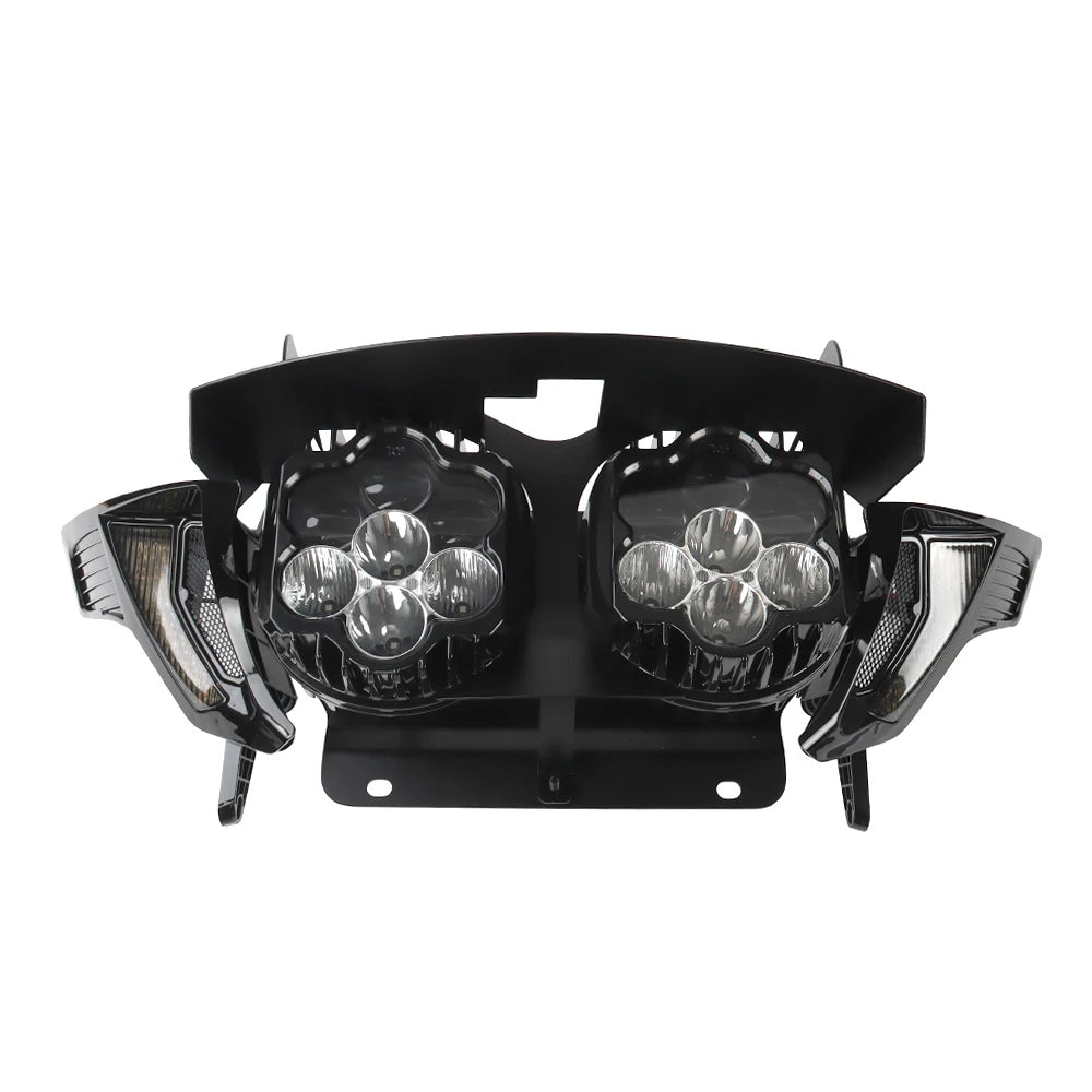 Kit de phares LED noirs pour Harley Road Glide - vue 6