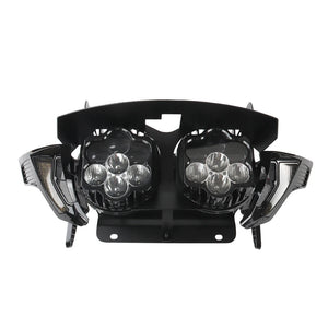 Kit de phares LED noirs pour Harley Road Glide - vue 6