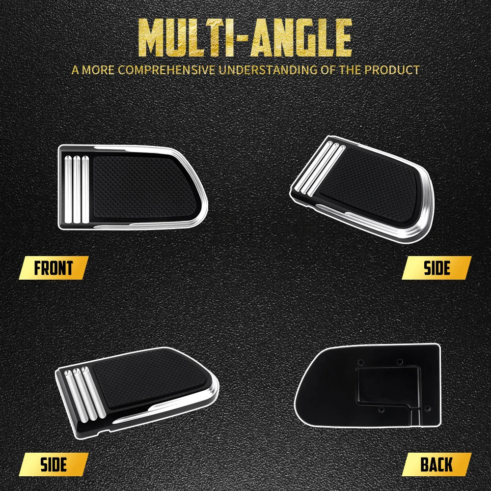 Cache de pédale de frein CNC pour commandes centrales - Harley Softail Street Bob, Fat Bob FXBB 2018-2025 – photo 3/8
