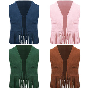 Gilet cowboy enfant à franges - vue 5