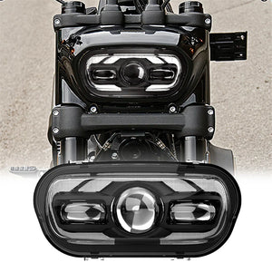 Phare LED rond de 9,8 pouces pour Harley-Davidson Fat Bob FXFB 114 - vue 1