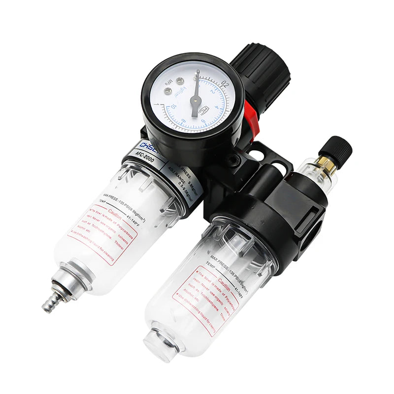 Filtre Régulateur de Pression Air Comprimé AFC2000/AFR2000 + AL2000 G1/4 (Séparateur Eau/Huile) – photo 4/6