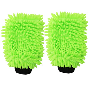 Gants/Éponge de Lavage Microfibre Sans Rayures - Moto, Vélo Électrique, Auto – photo 7/8