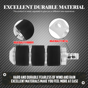 Repose-pieds en aluminium moulé pour Harley-Davidson Sportster XL883/1200, Touring, Road King, Road Glide & Softail Breakout – photo 3/8