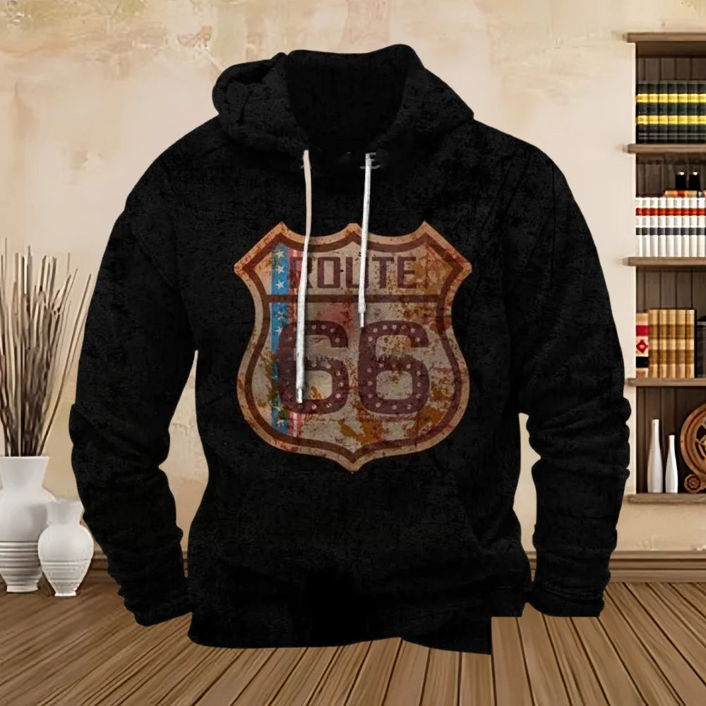 Sweat à capuche homme Route 66 - vue 7
