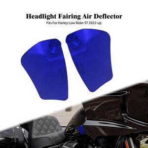 Déflecteurs d'air latéraux colorés pour phare de Harley-Davidson Low Rider ST - vue 9