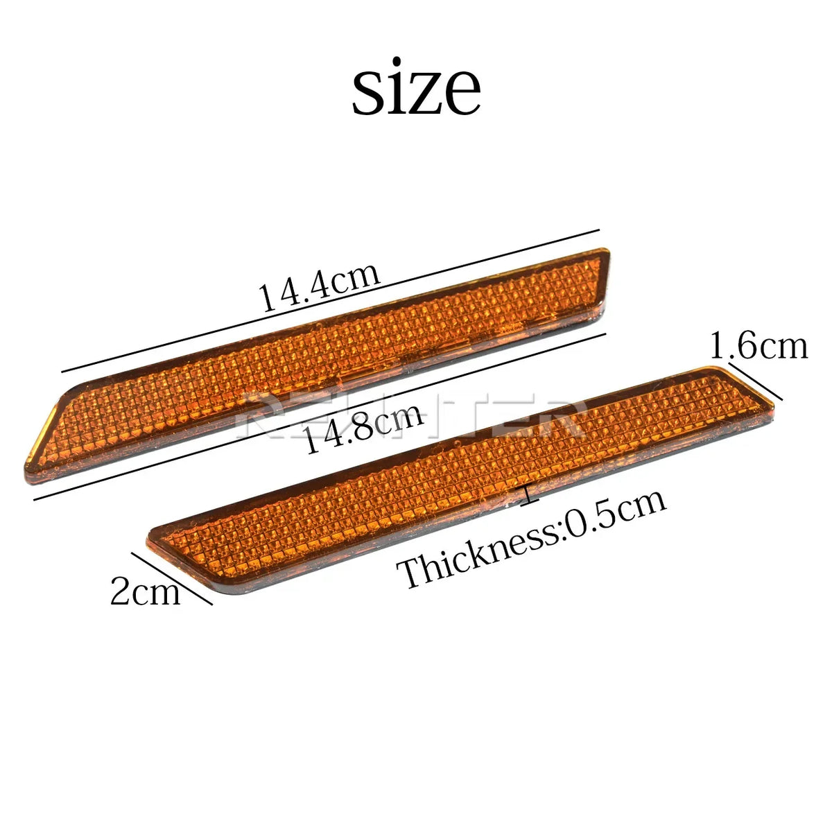 Réflecteurs de Protection pour Sacoches Rigides Harley Touring Electra Street Glide Road King CVO 2014-2024 - vue 6