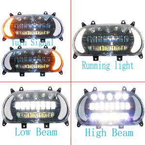 Phare LED avant complet sur Harley Road Glide - vue 5