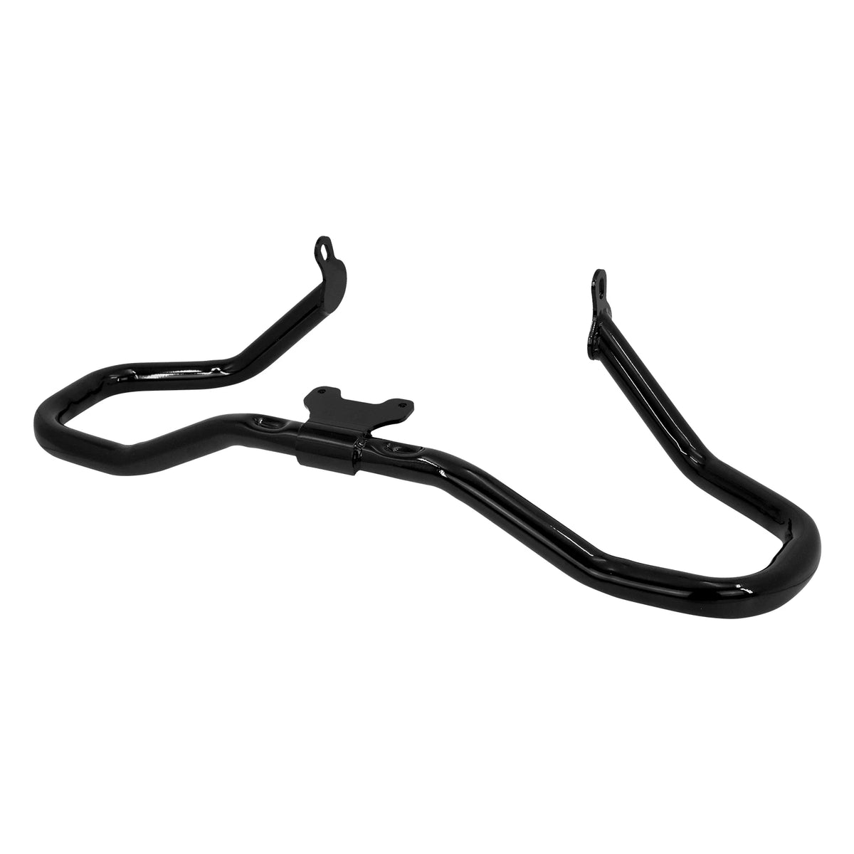 Pare-carter chopped noir mat avec support de carénage pour Harley Road Glide - vue 5
