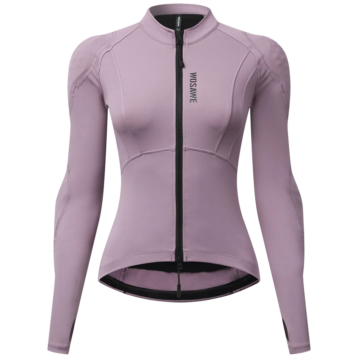 Blouson moto femme WOSAWE noir coupe ajustée - vue 7