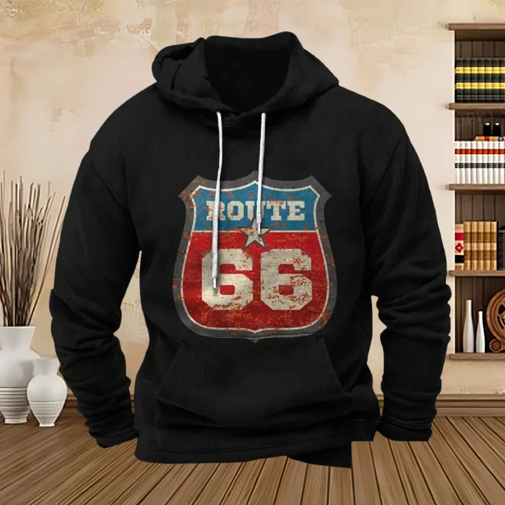 Sweat à capuche homme Route 66 - vue 5