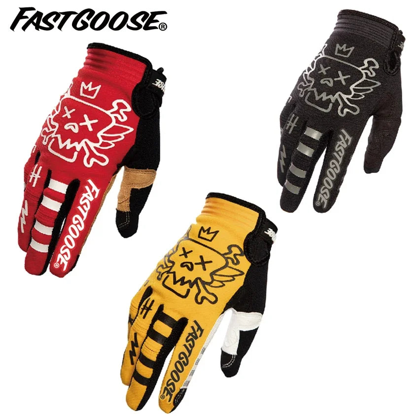 Gants moto été doigts longs - vue - vue 4