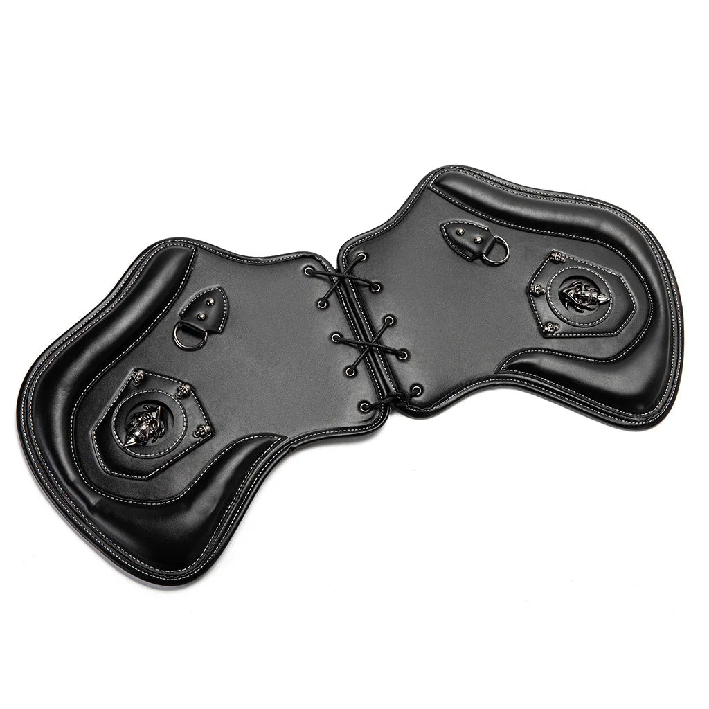 Protège-jambe cuir universel anti-brûlure pour échappement - Harley-Davidson Sportster et autres – photo 6/9