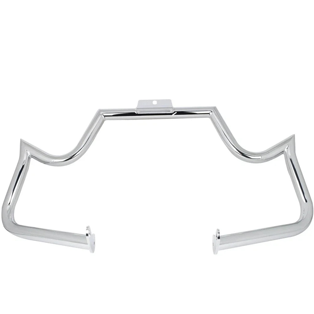 Barre de protection moteur chromée sur Harley Softail - vue 6