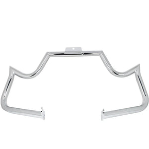 Barre de protection moteur chromée sur Harley Softail - vue 6