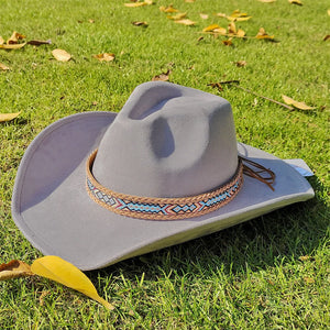 Chapeau cowboy en suédine - vue 12