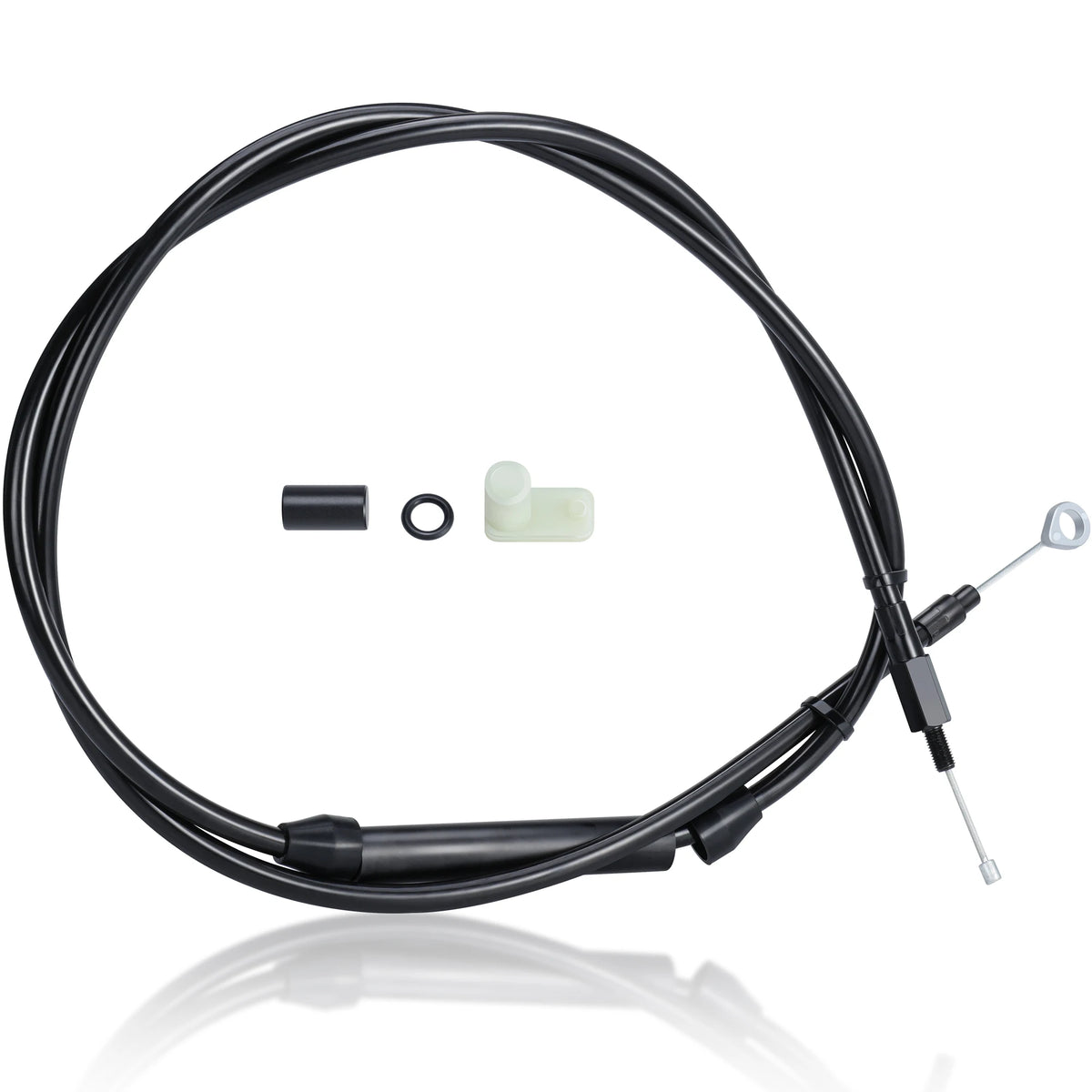 Câble d'Embrayage Inox - Harley-Davidson Touring, Dyna et Softail (Twin Cam 2007-2016 et Milwaukee-Eight 2018+) – photo 1/18