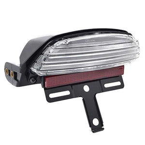 Feu arrière tri-bar LED avec support de plaque pour Harley Softail - vue 9