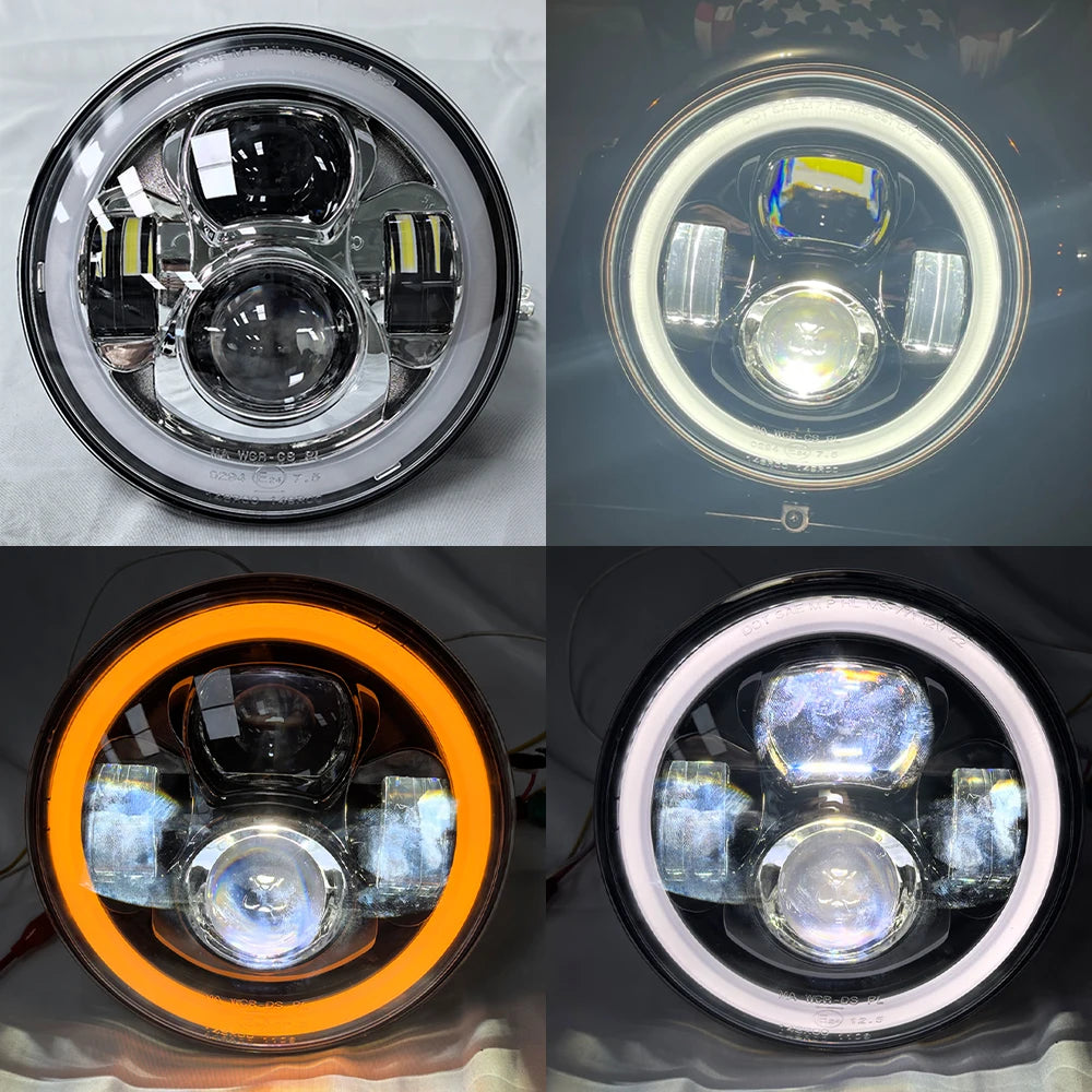 Phare LED 7 pouces pour Harley Softail - vue 9
