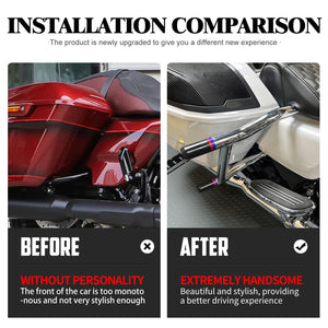 Pare-Sacoches Crash Bar Arrière pour Harley Touring 2009-2025 - vue 3