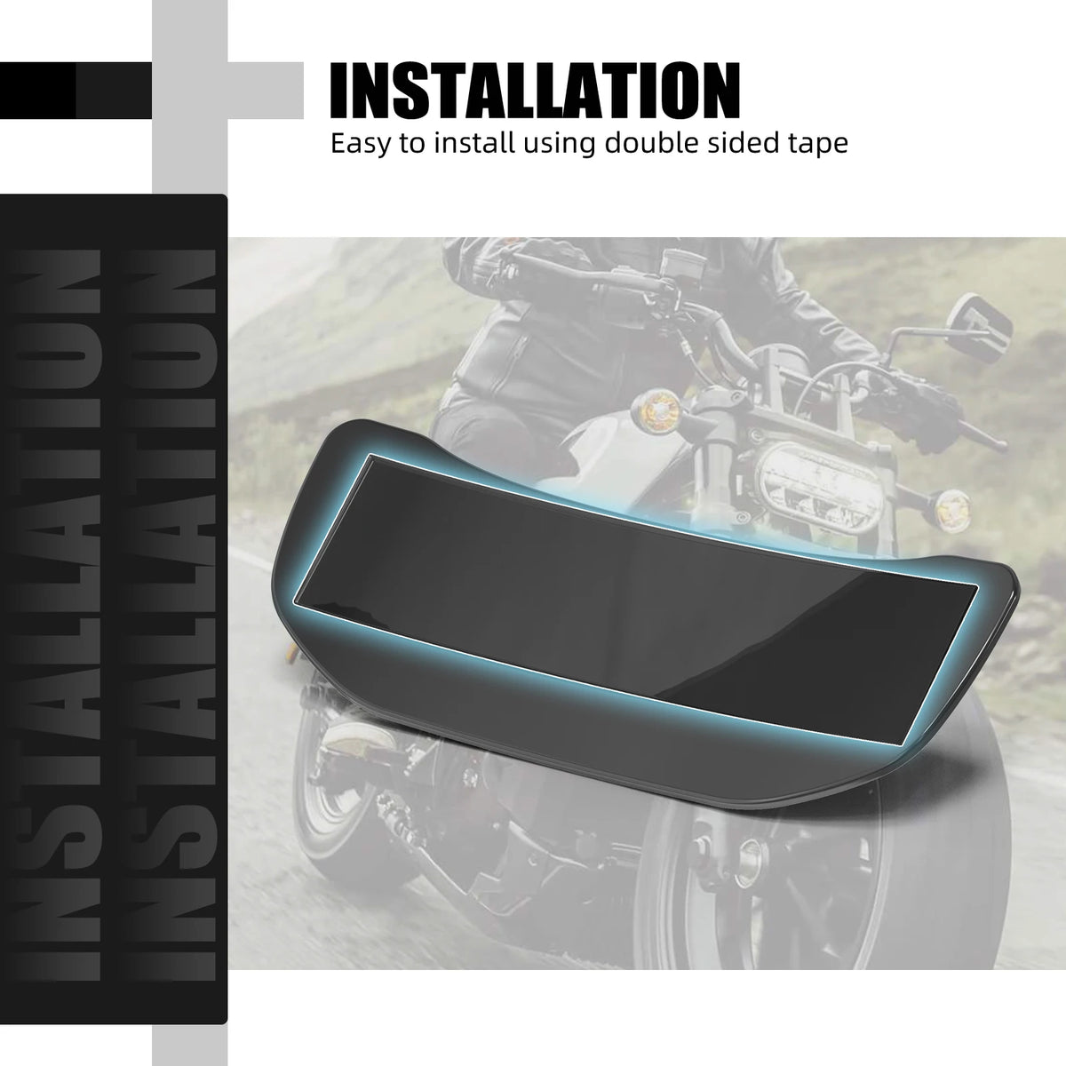 Pare-brise Vague 10'' (Wind Deflector) - Harley-Davidson Touring CVO Road Glide 2023-2026 – photo 6/18