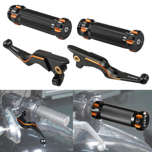 Leviers et poignées aluminium pour Harley Touring 2017-2020 - vue 1