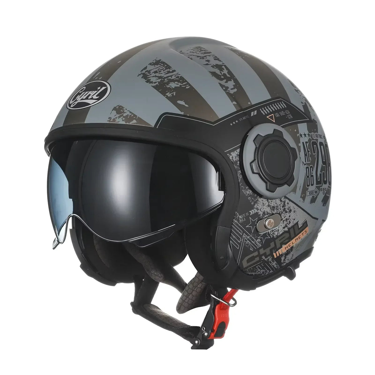 Casque moto modulable homme, vue de trois quarts - vue 3