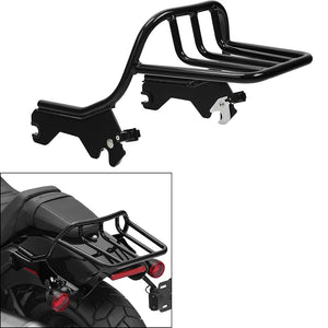 Porte-bagages deux-places noir brillant pour Harley-Davidson Sport Glide et Low Rider FXLR - vue 3