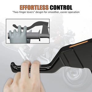 Leviers et poignées aluminium pour Harley Touring 2017-2020 - vue 6
