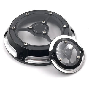 Cache derby à fenêtre et cache de distribution pour Harley Sportster - vue 4