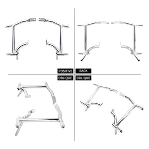 Barres de protection chromées pour sacoches de Harley-Davidson Touring - vue 4
