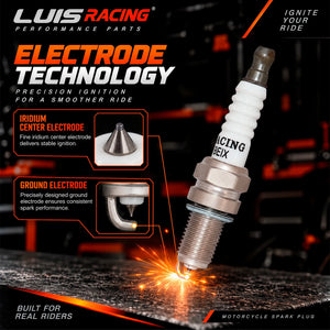 Bougie iridium DCPR8EIX pour Harley V-Rod - vue 5