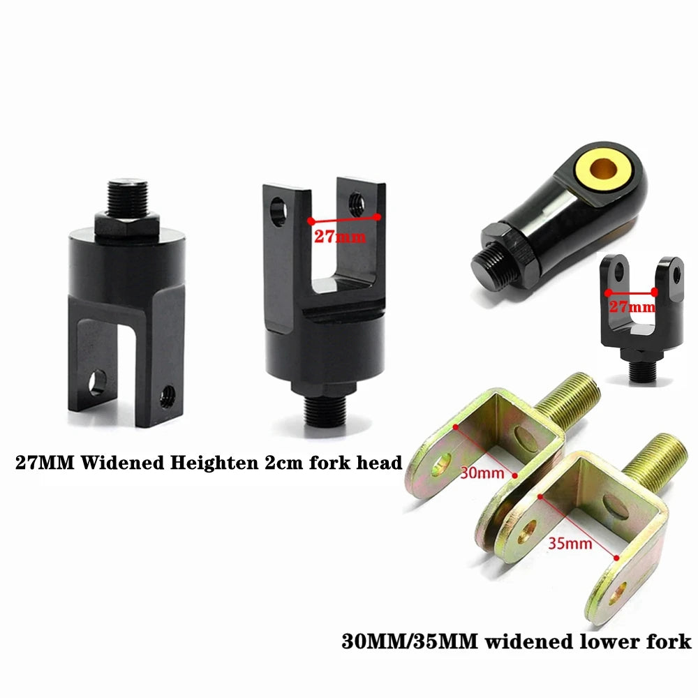 Adaptateur de conversion d'extrémité d'amortisseur arrière 27/30/35mm pour moto et scooter