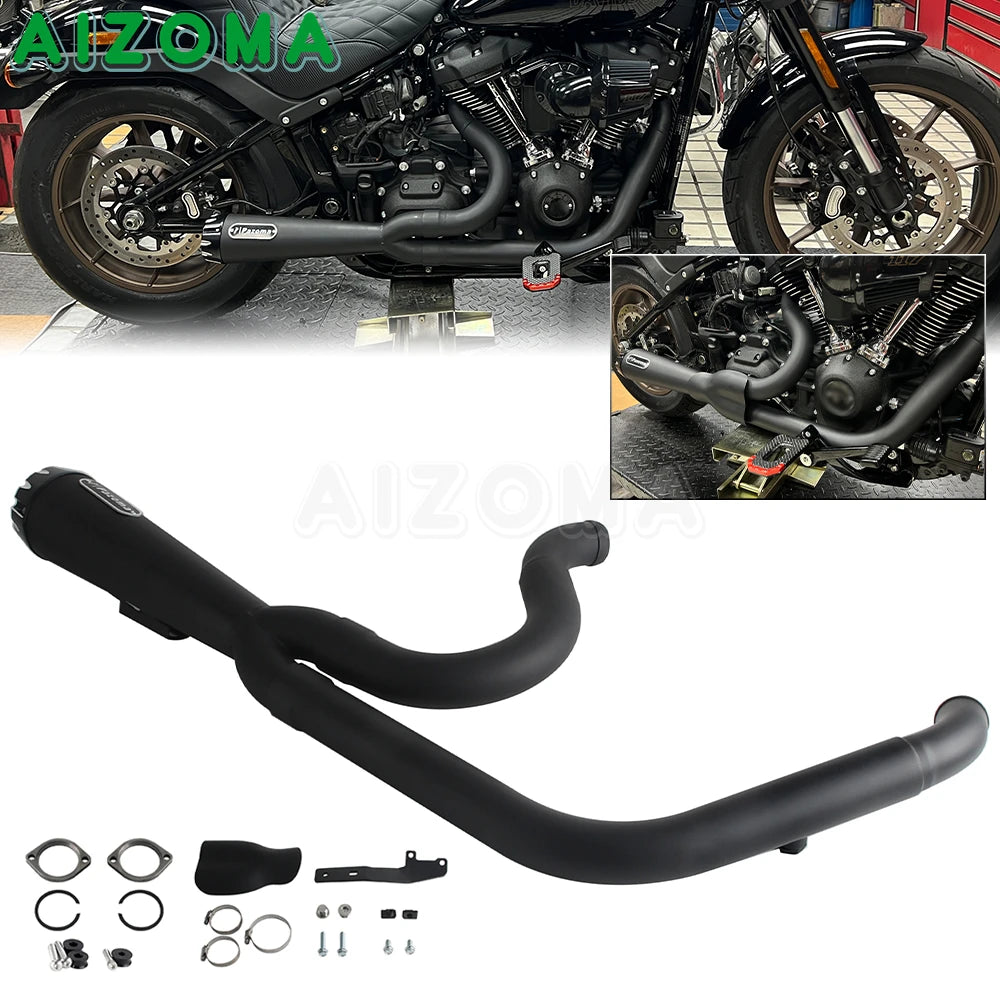 Système d'échappement complet 2-en-1 pour Harley-Davidson Softail Low Rider, FXLRST, FXLR/FXLRS et FXST 2018-2025 – photo 3/10