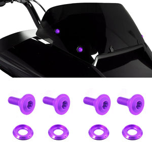 Vis de pare-brise pour Harley Road Glide - vue 1