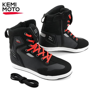 Chaussures moto avec protège-cheville - vue 1