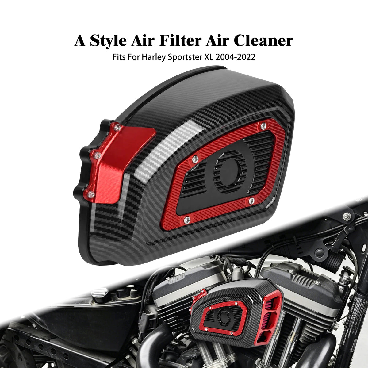 Filtre à air moto coloré haute performance pour Harley-Davidson - vue 18