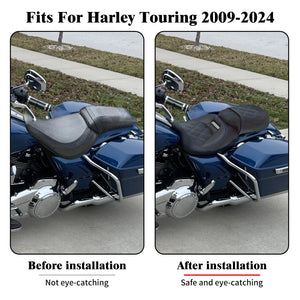 Selle biplace conducteur/passager pour Harley-Davidson Touring 2009-2024 – photo 2/11