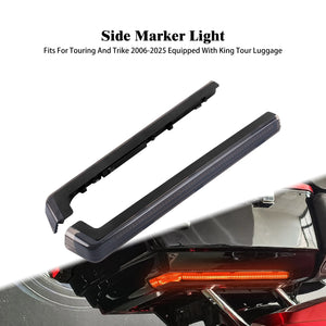 Feux Latéraux LED de Coffre (Tour-Pak Side Marker) - Harley-Davidson Touring 2006-Up – photo 1/6