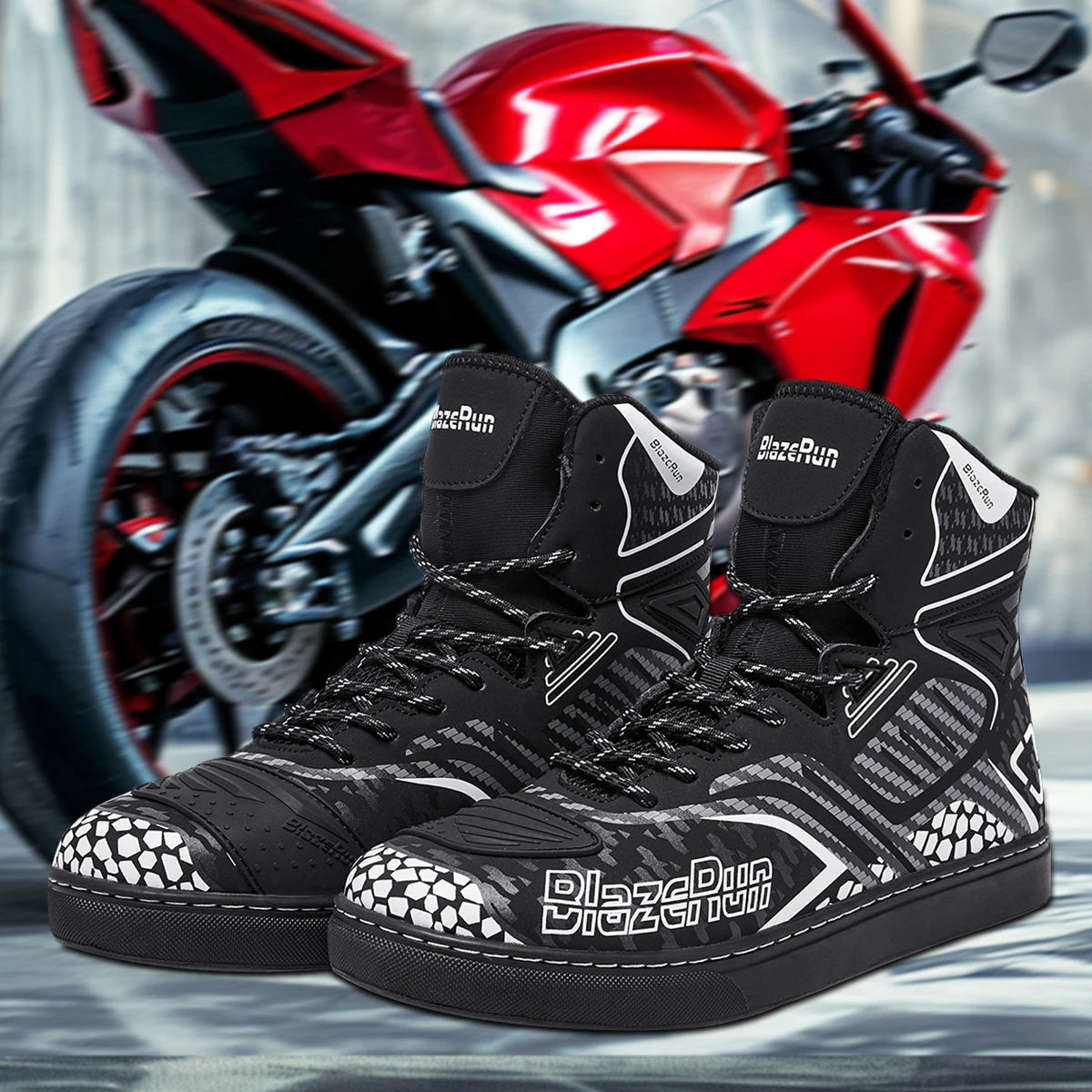Boots moto homme imperméables - vue 5