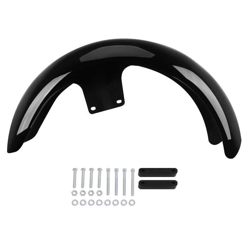 Garde-boue avant noir brillant 21 pouces pour moto Harley-Davidson Touring - vue 7