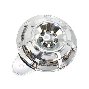 Cache de klaxon CNC noir et chrome pour Harley-Davidson Big Twin, Electra Glide et Sportster XL883 - vue 12